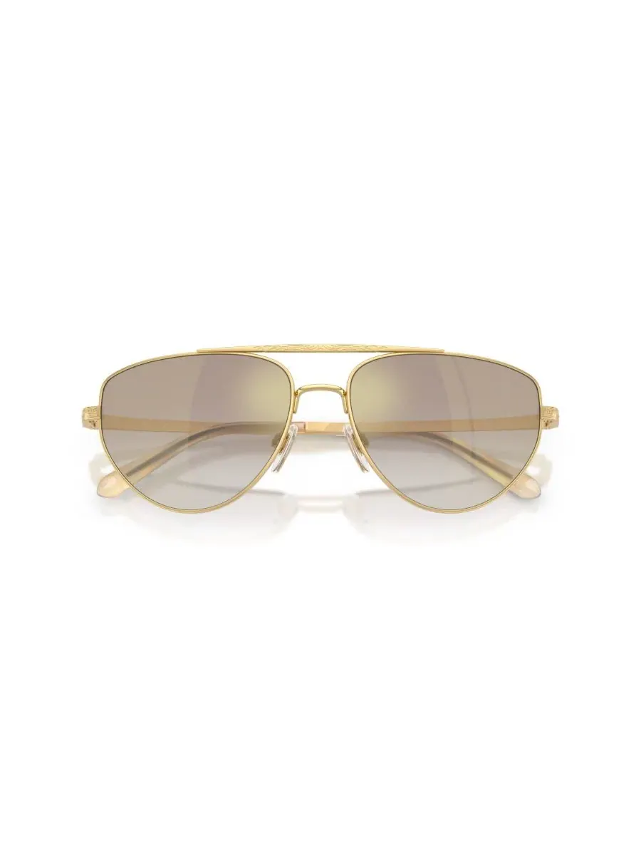 Солнцезащитные очки с зеркальными линзами, модель RL7090 Ralph Lauren — изображение 5 из 5, золотистый