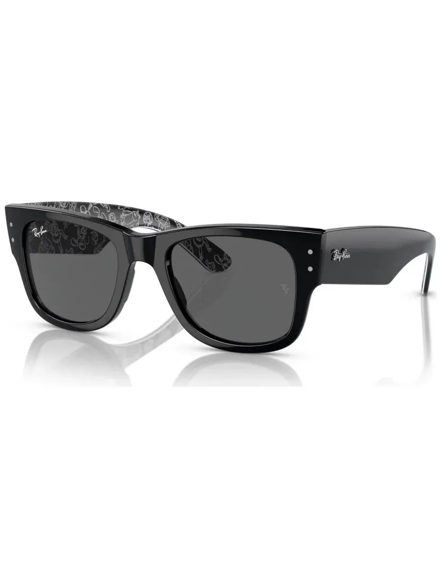 Солнцезащитные очки с квадратной оправой, модель Mega Wayfarer Disney 100th Anniversary Ray-Ban