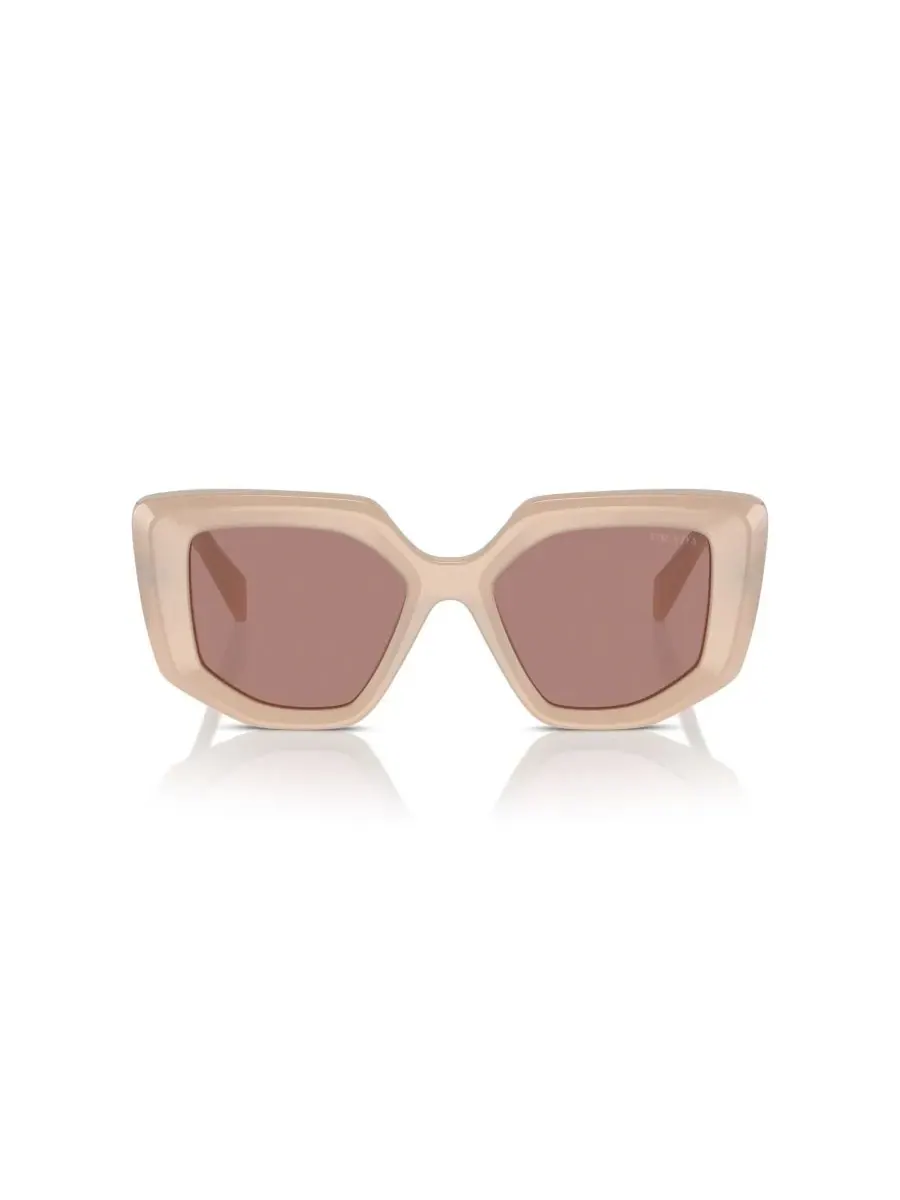 Женские солнцезащитные очки с геометрическим рисунком, PR 14ZS PRADA, Opal Loden — изображение 2 из 5