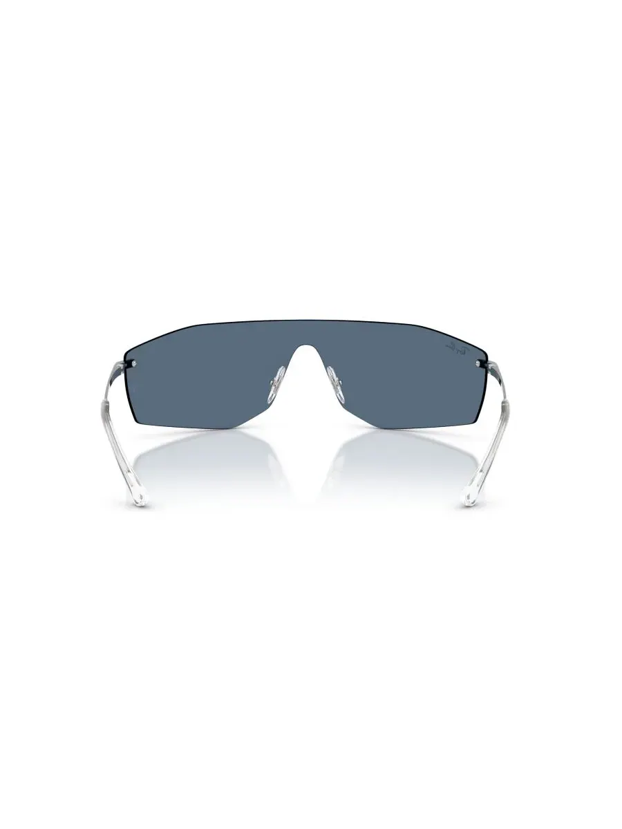 Солнцезащитные очки унисекс с геометрическим рисунком, RB3781 Ray-Ban — изображение 4 из 8, серебряный