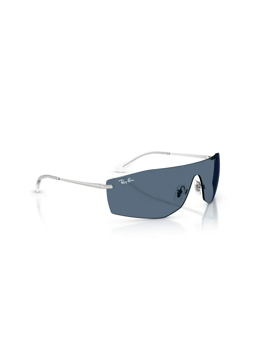 Солнцезащитные очки унисекс с геометрическим рисунком, RB3781 Ray-Ban — изображение 6 из 8, серебряный