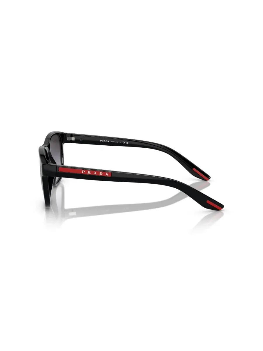 Мужские солнцезащитные очки прямоугольной формы Prada Linea Rossa, PS 06YS Persol — изображение 3 из 6, черный