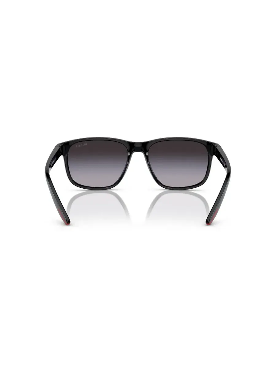 Мужские солнцезащитные очки прямоугольной формы Prada Linea Rossa, PS 06YS Persol — изображение 4 из 6, черный