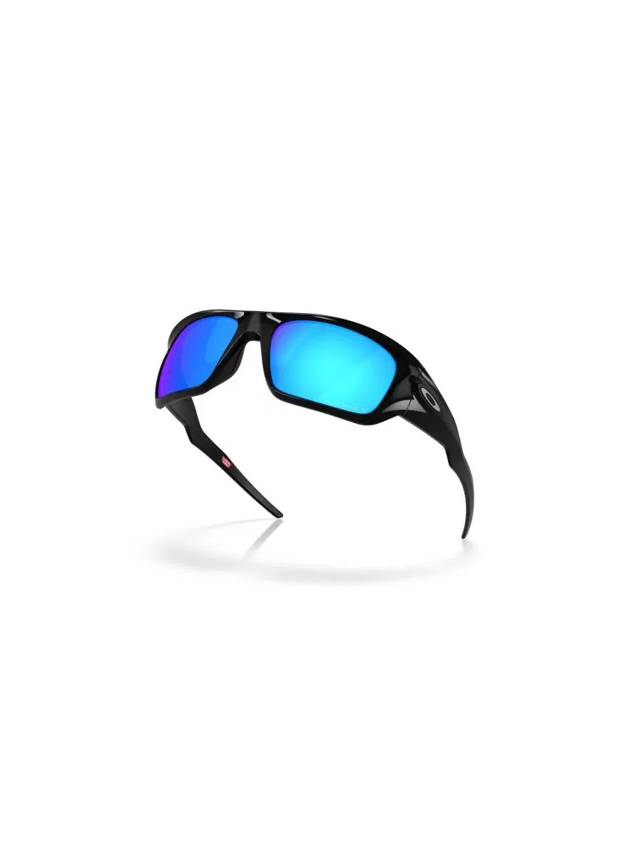 Мужские прямоугольные поляризованные солнцезащитные очки Masseter, OO9486 Oakley — изображение 5 из 9, черный