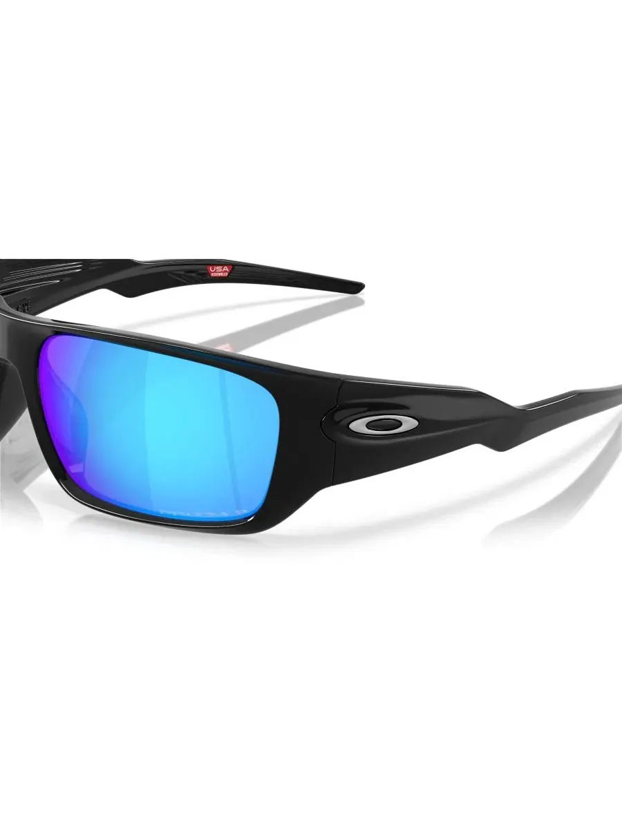 Мужские прямоугольные поляризованные солнцезащитные очки Masseter, OO9486 Oakley — изображение 7 из 9, черный