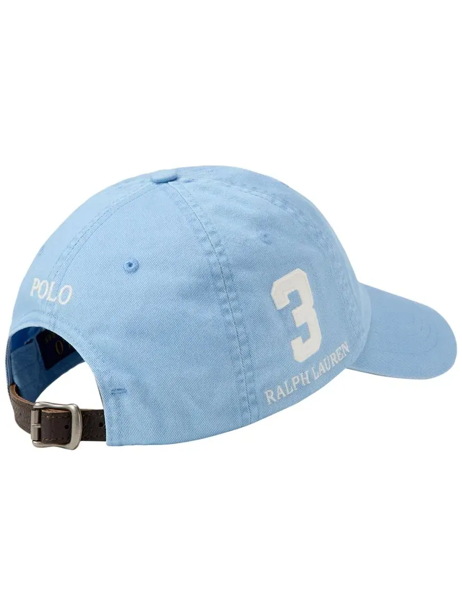 Кепка с вышивкой Big Pony Polo Ralph Lauren — изображение 2 из 4, синий