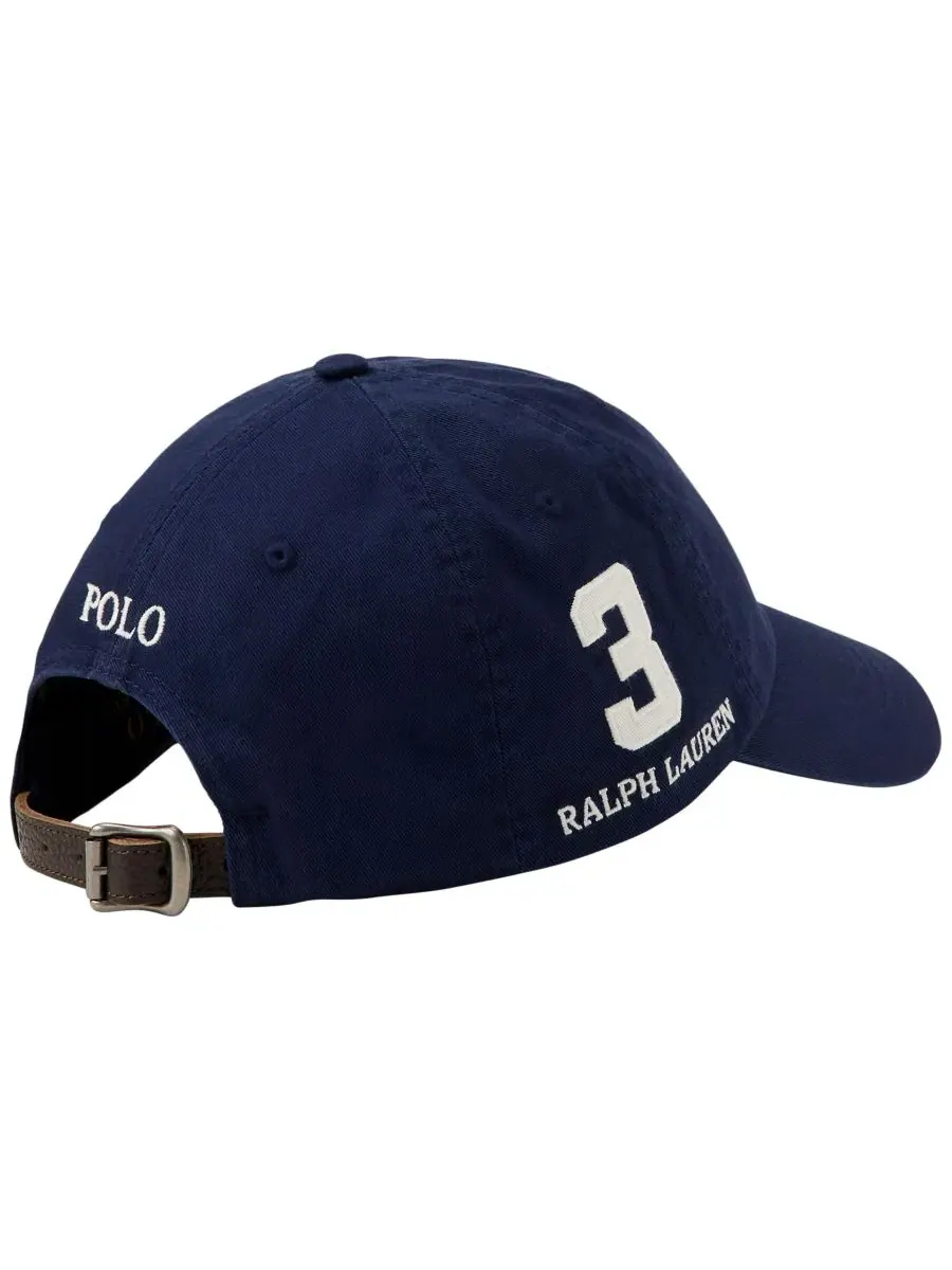 Кепка из хлопка с вышивкой Big Pony Polo Ralph Lauren — изображение 2 из 4, темно-синий