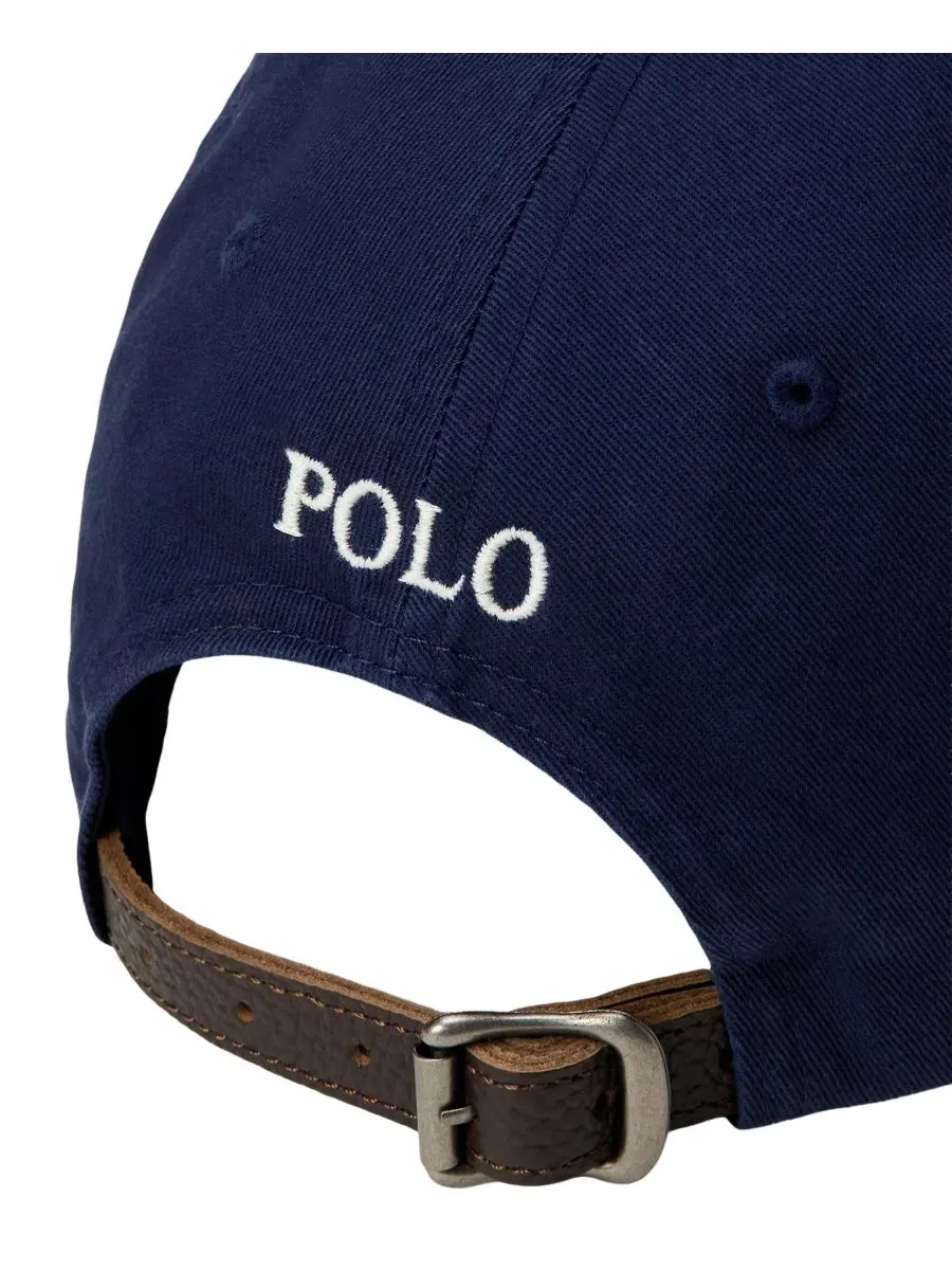 Кепка из хлопка с вышивкой Big Pony Polo Ralph Lauren — изображение 4 из 4, темно-синий