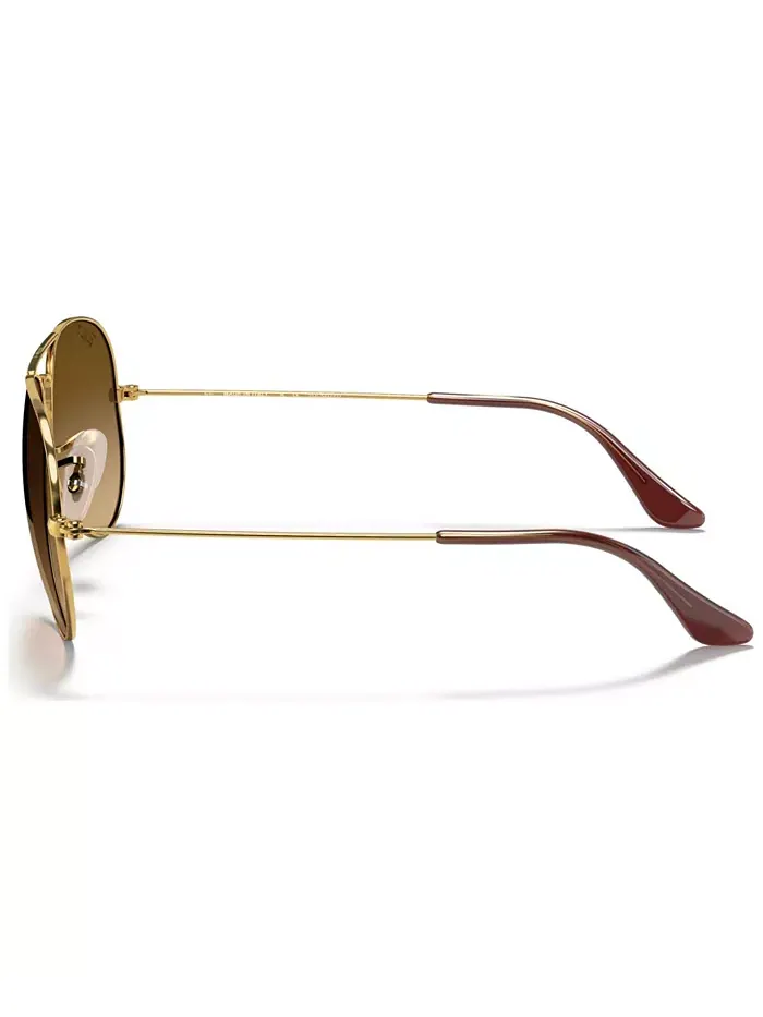 Унисекс поляризованные солнцезащитные очки, RB3025 AVIATOR CLASSIC Ray-Ban — изображение 3 из 8, коричневый