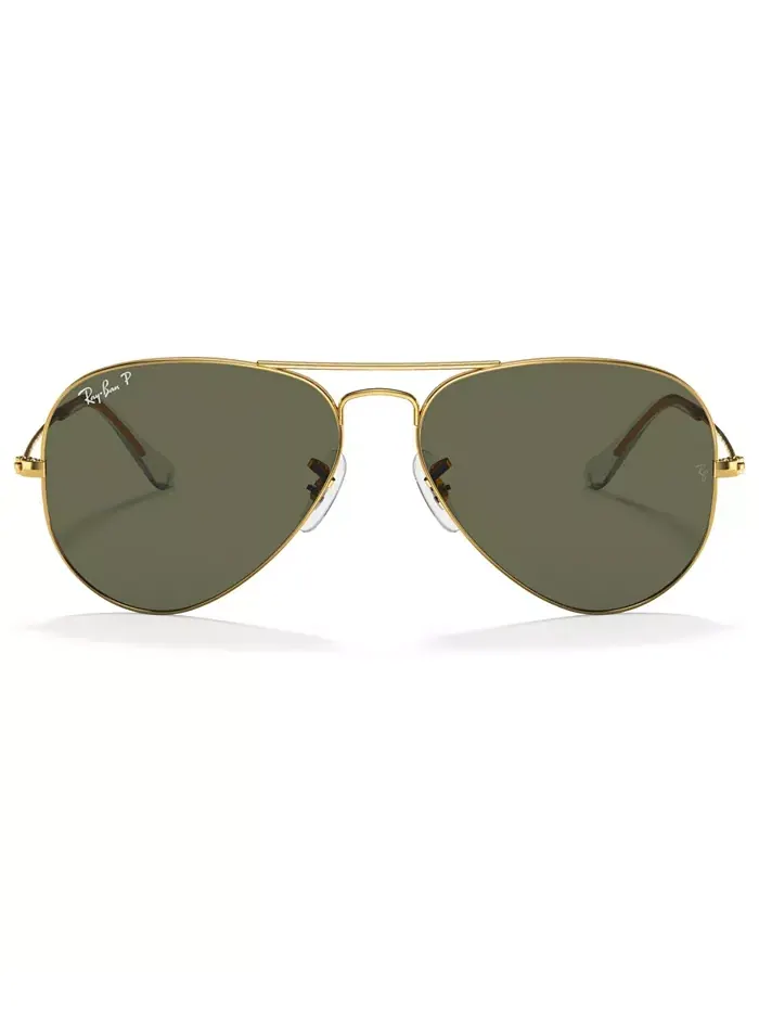 Унисекс поляризованные солнцезащитные очки, RB3025 AVIATOR CLASSIC Ray-Ban — изображение 8 из 8, коричневый