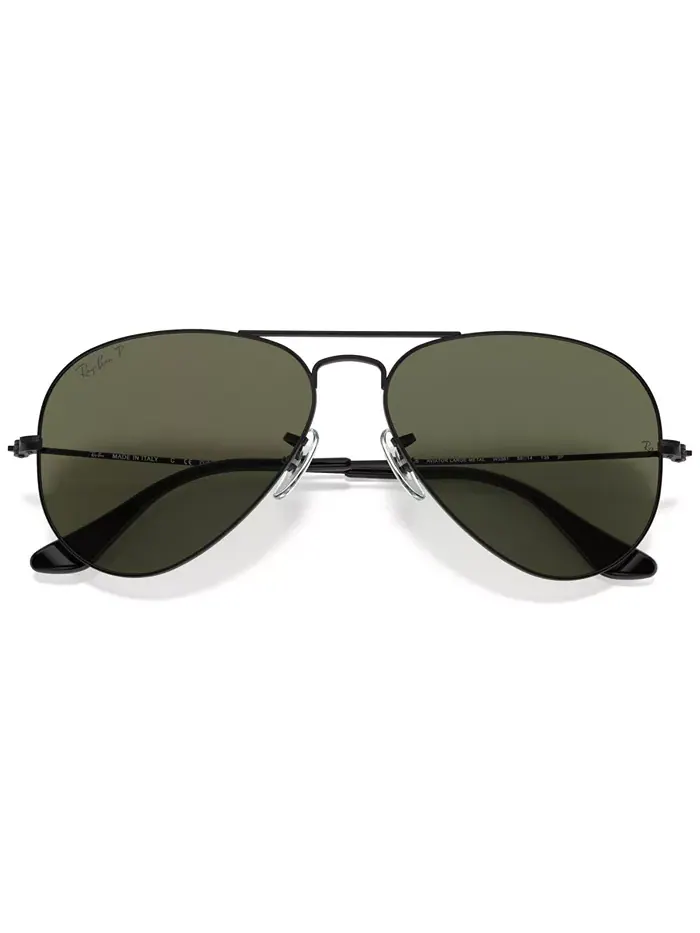 Унисекс поляризованные солнцезащитные очки, RB3025 AVIATOR CLASSIC Ray-Ban — изображение 6 из 8, зеленый