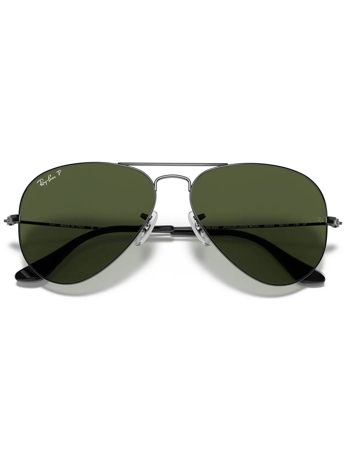 Поляризованные солнцезащитные очки унисекс, RB3025 AVIATOR CLASSIC Ray-Ban — изображение 6 из 8, зеленый