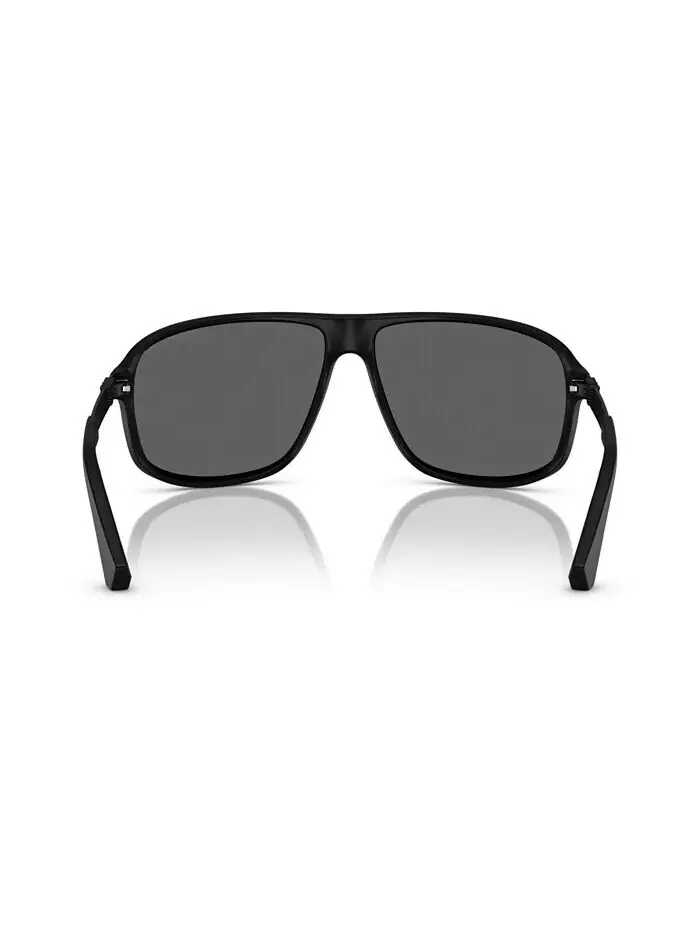 Мужские поляризованные солнцезащитные очки EA4029 Emporio Armani — изображение 4 из 6, черный