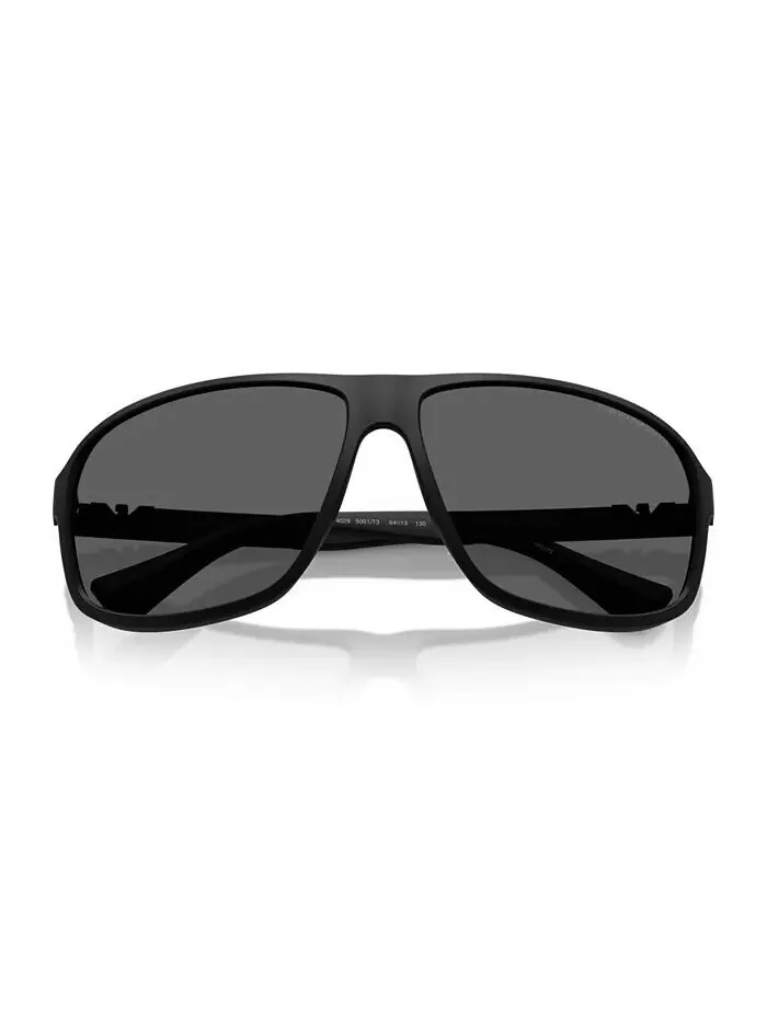 Мужские поляризованные солнцезащитные очки EA4029 Emporio Armani — изображение 5 из 6, черный