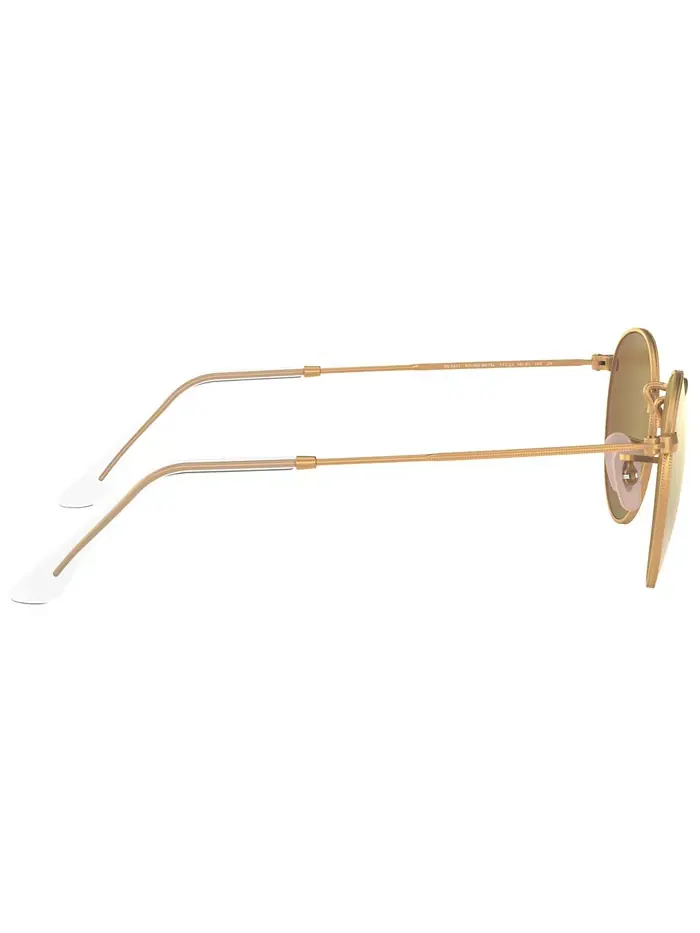 Солнцезащитные очки, RB3447 ROUND FLASH LENSES Ray-Ban — изображение 3 из 7, розовый