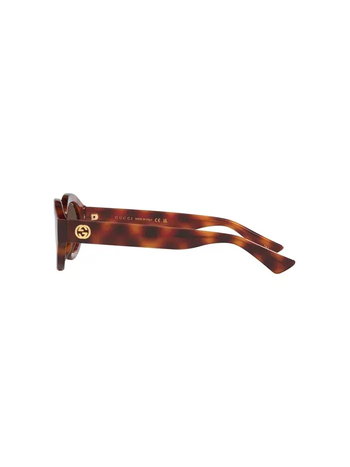 Женские прямоугольные солнцезащитные очки, GG1579S GC002274 Gucci — изображение 3 из 5, коричневый