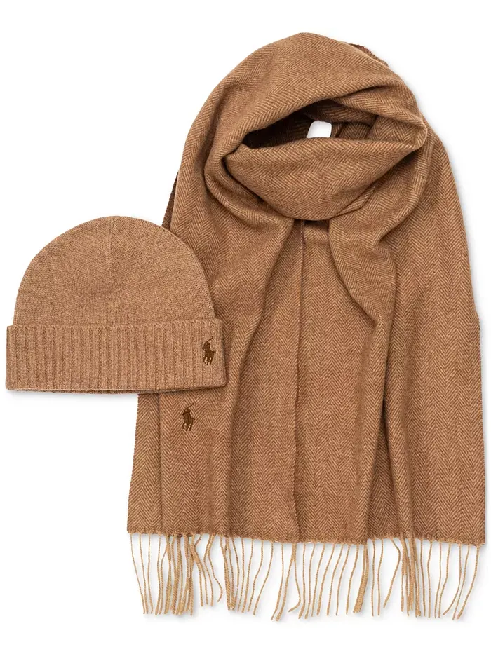 Мужской подарочный набор, комплект из 2 предметов Polo Ralph Lauren — изображение 2 из 5, коричневый