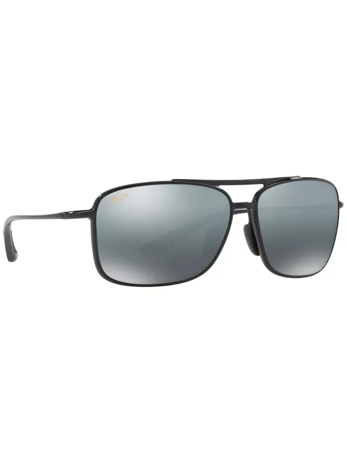 KAUPO Поляризованные солнцезащитные очки, модель 437 Maui Jim — изображение 3 из 11, черный/серый