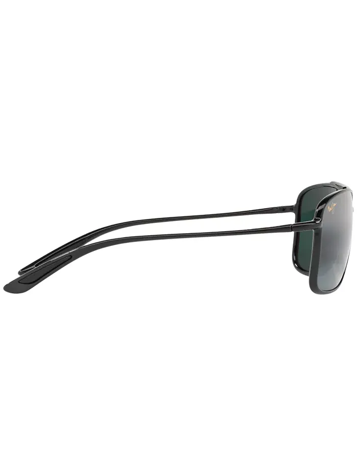 KAUPO Поляризованные солнцезащитные очки, модель 437 Maui Jim — изображение 4 из 11, черный/серый