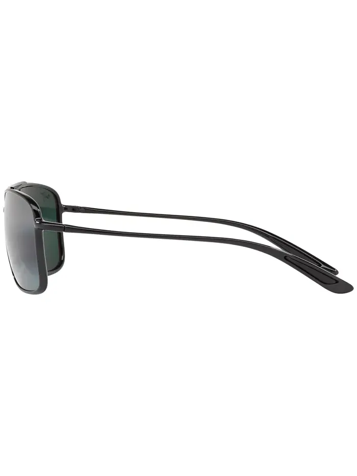 KAUPO Поляризованные солнцезащитные очки, модель 437 Maui Jim — изображение 6 из 11, черный/серый