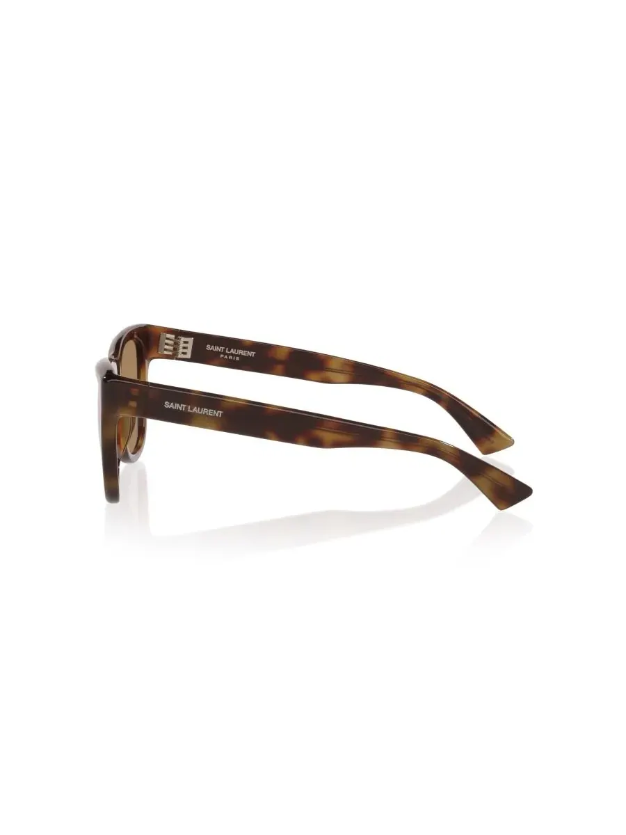 Женские прямоугольные солнцезащитные очки, SL816 YS000853 Saint Laurent — изображение 4 из 7, коричневый