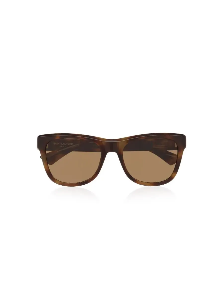 Женские прямоугольные солнцезащитные очки, SL816 YS000853 Saint Laurent — изображение 6 из 7, коричневый