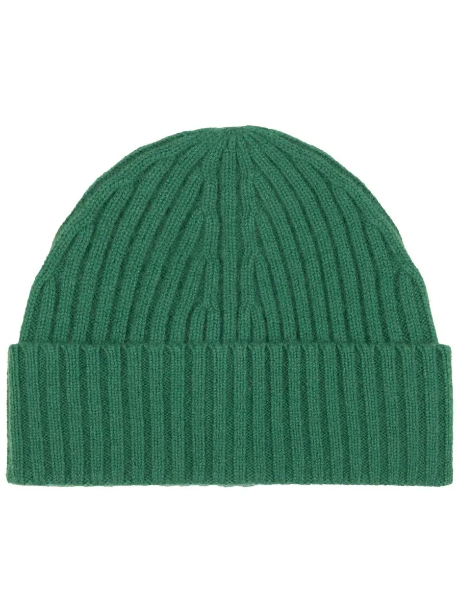 Шапка из кашемира с отворотом Polo Ralph Lauren — изображение 2 из 4, зеленый