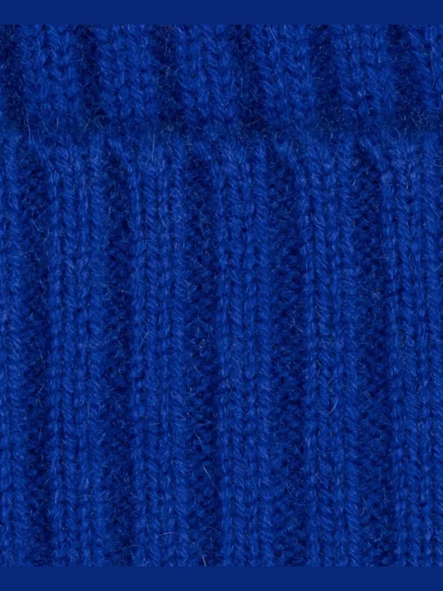 Мужская шапка из кашемира Rib Polo Ralph Lauren, Active Royal — изображение 3 из 4