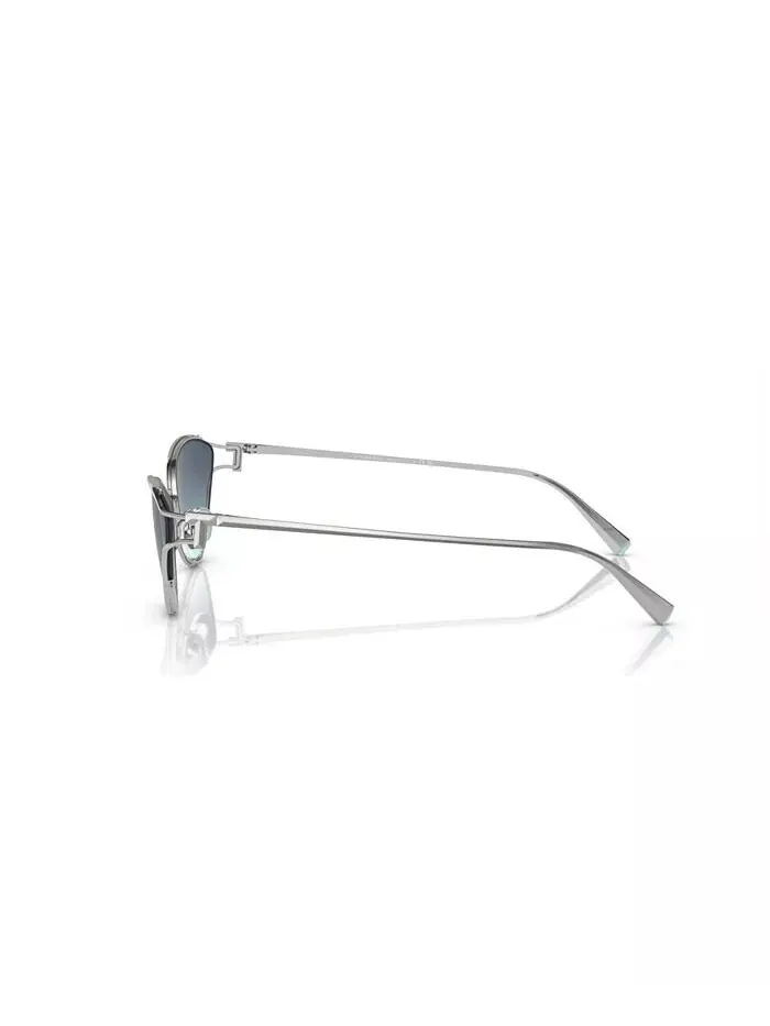 Женские солнцезащитные очки с градиентом TF3095 Tiffany & Co. — изображение 3 из 6, серебряный
