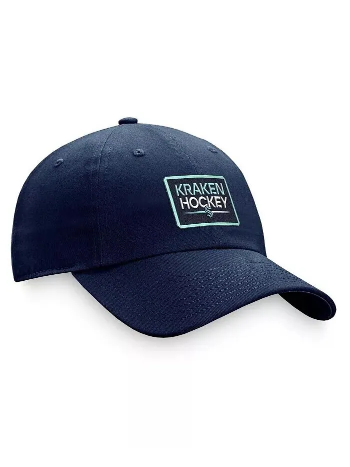 Женская регулируемая шапка темно-синего цвета Seattle Kraken Authentic Pro Rink Fanatics — изображение 3 из 3, глубокий синий