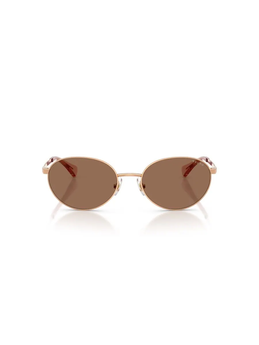 Женские овальные солнцезащитные очки, RA4148 Ralph by Ralph Lauren — изображение 2 из 5, розовый золотистый