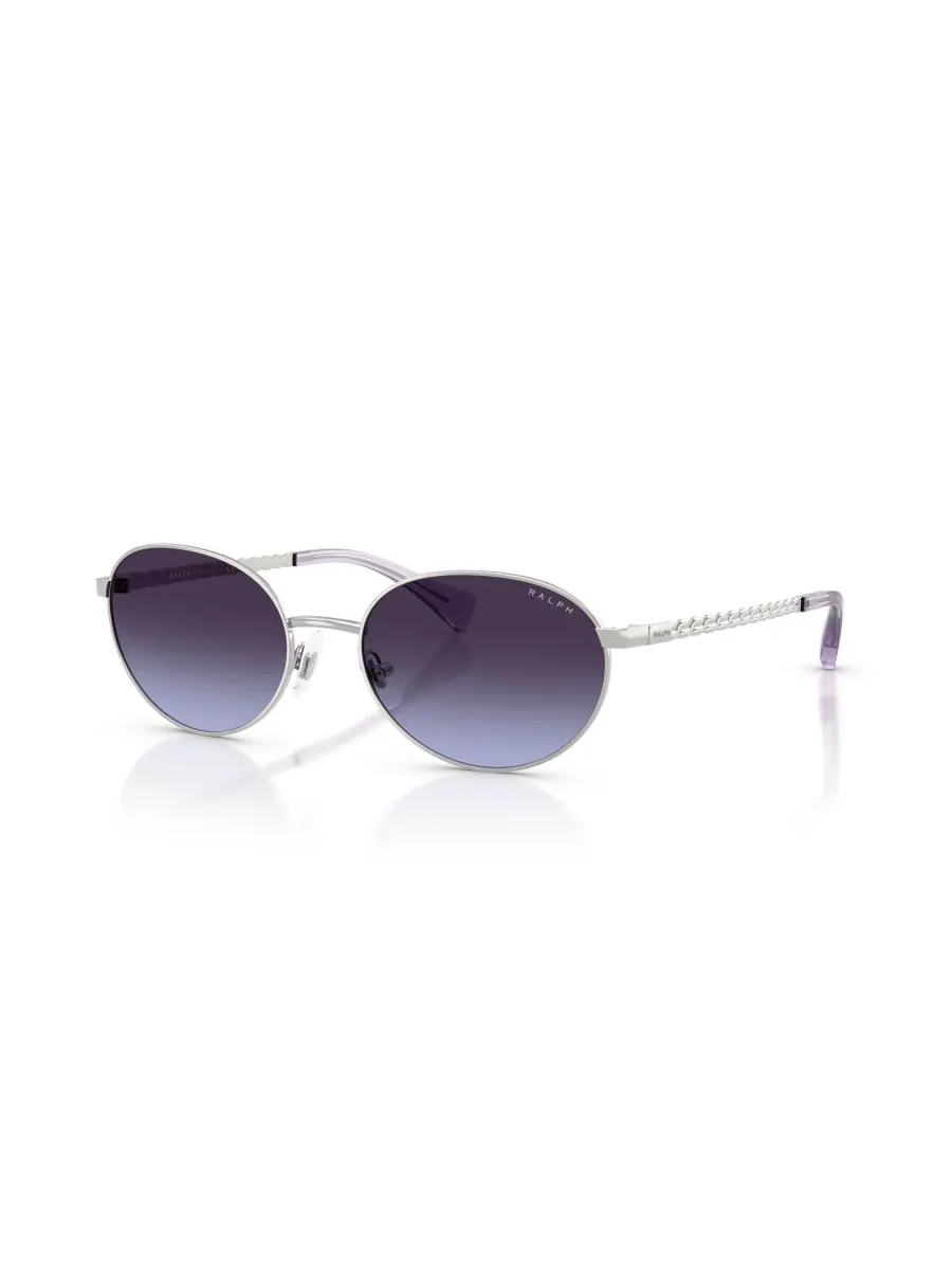 Женские овальные солнцезащитные очки, RA4148 Ralph by Ralph Lauren — изображение 1 из 6, серебристый