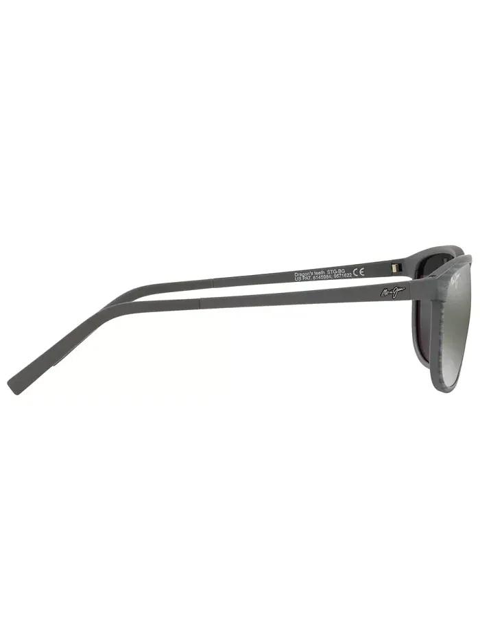 Унисекс поляризованные солнцезащитные очки Dragon's Teeth, MJ000608 Maui Jim — изображение 4 из 6, серый
