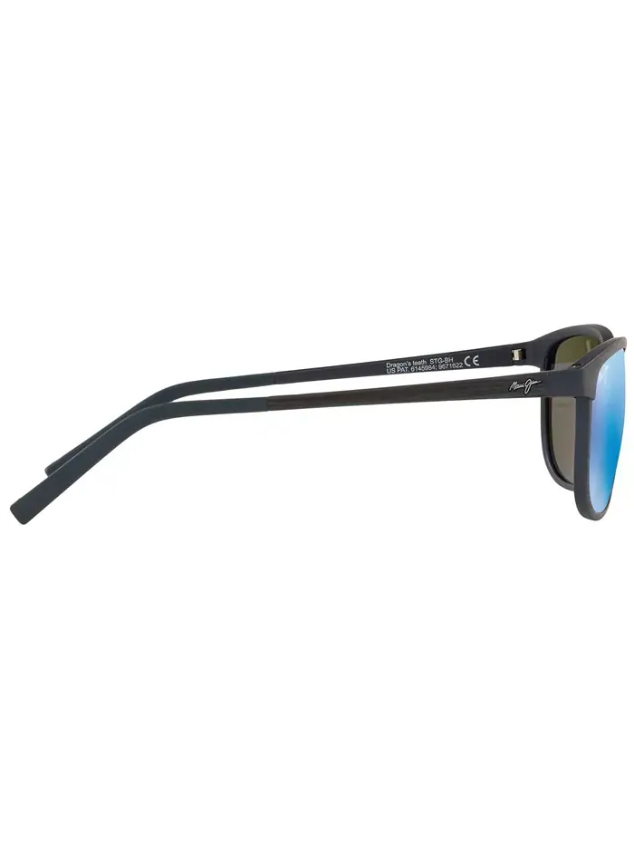 Унисекс поляризованные солнцезащитные очки Dragon's Teeth, MJ000608 Maui Jim — изображение 4 из 6, синий