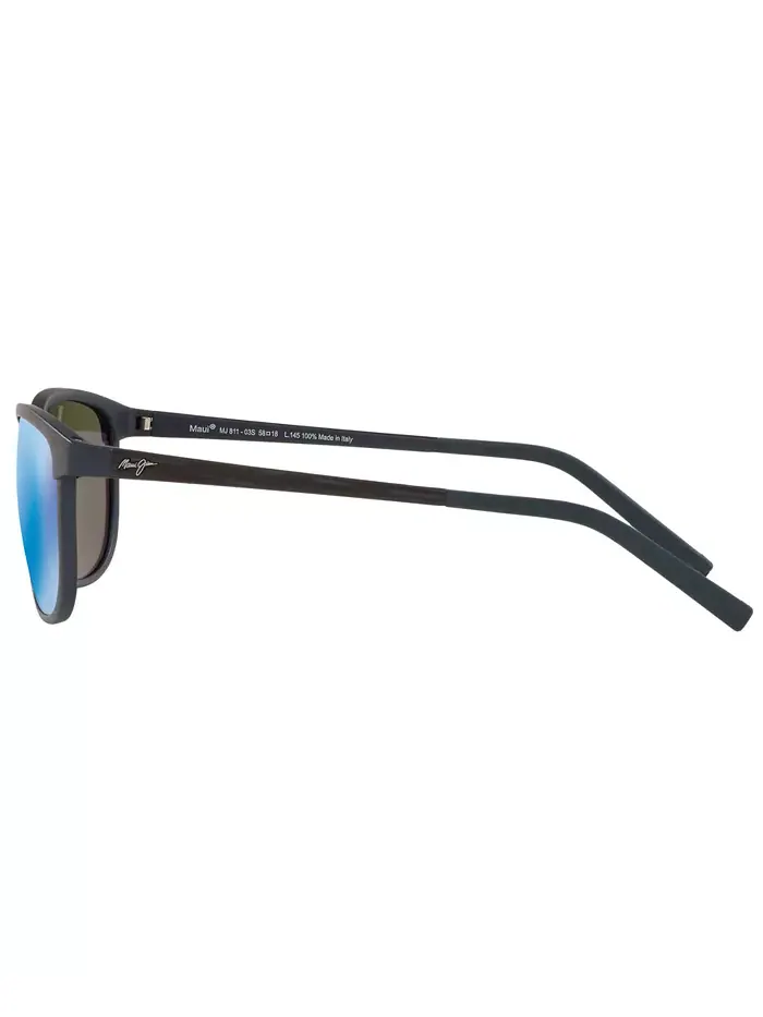 Унисекс поляризованные солнцезащитные очки Dragon's Teeth, MJ000608 Maui Jim — изображение 6 из 6, синий