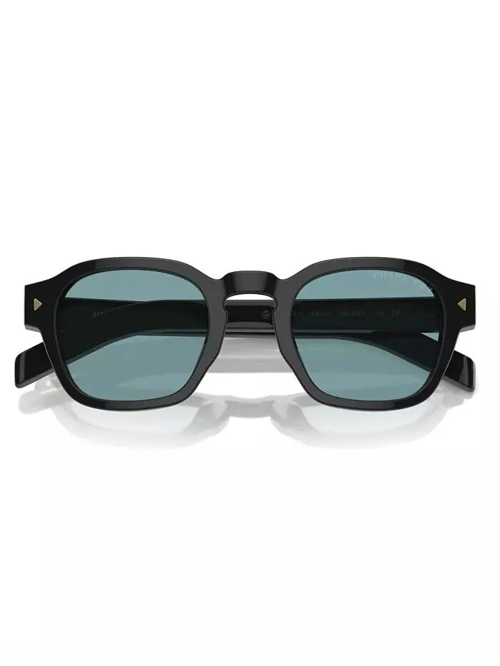 Круглые мужские солнцезащитные очки PR A16S PRADA — изображение 4 из 6, черный