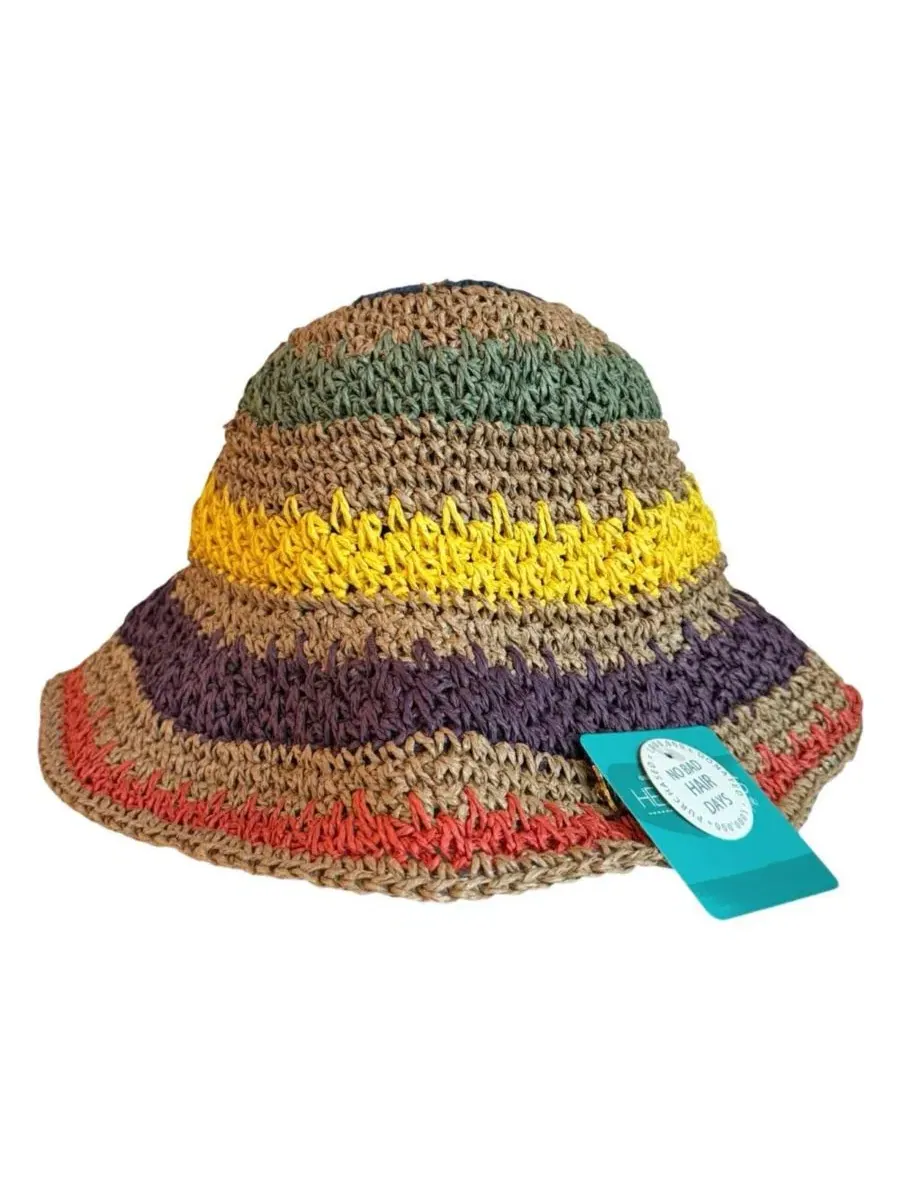Женская панама из рафии Headbands Of Hope — изображение 11 из 11, мульти