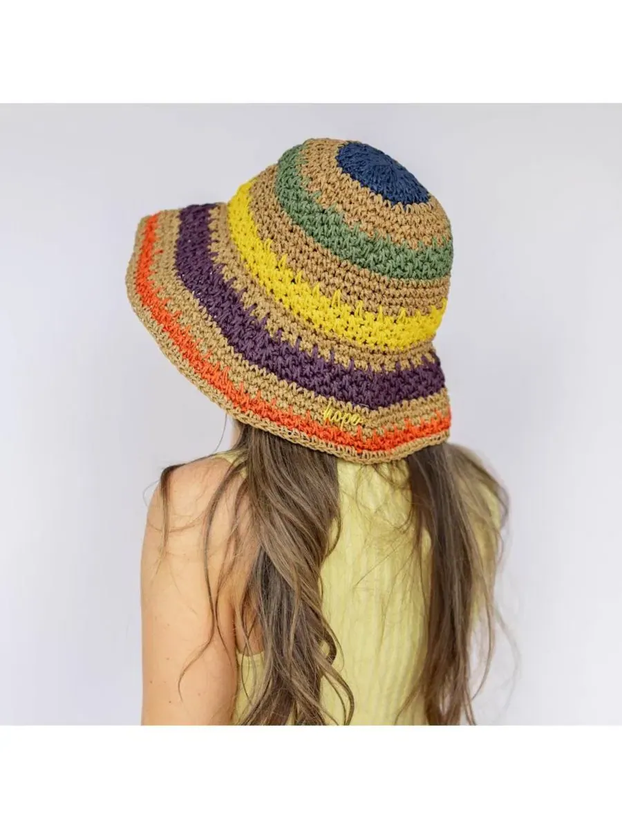 Женская панама из рафии Headbands Of Hope — изображение 5 из 11, мульти