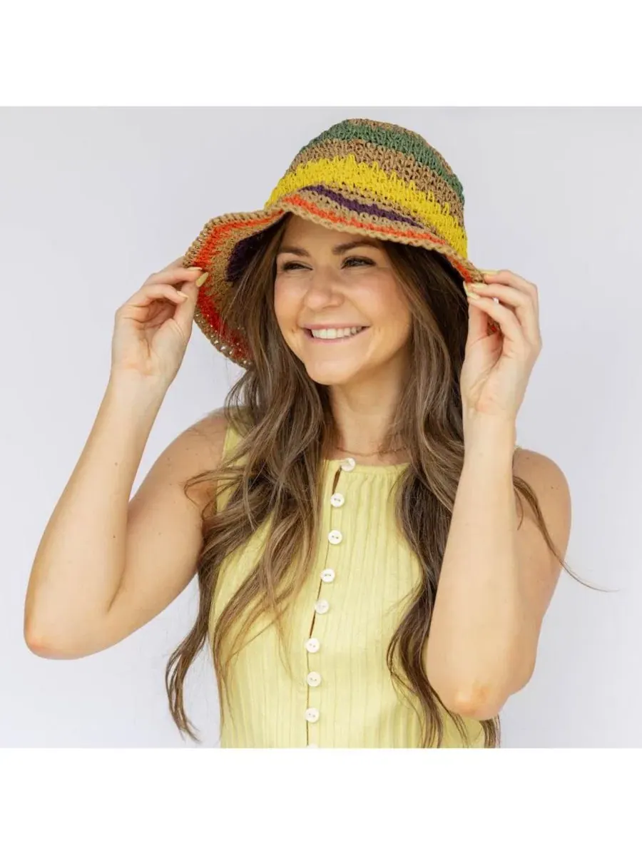 Женская панама из рафии Headbands Of Hope — изображение 7 из 11, мульти