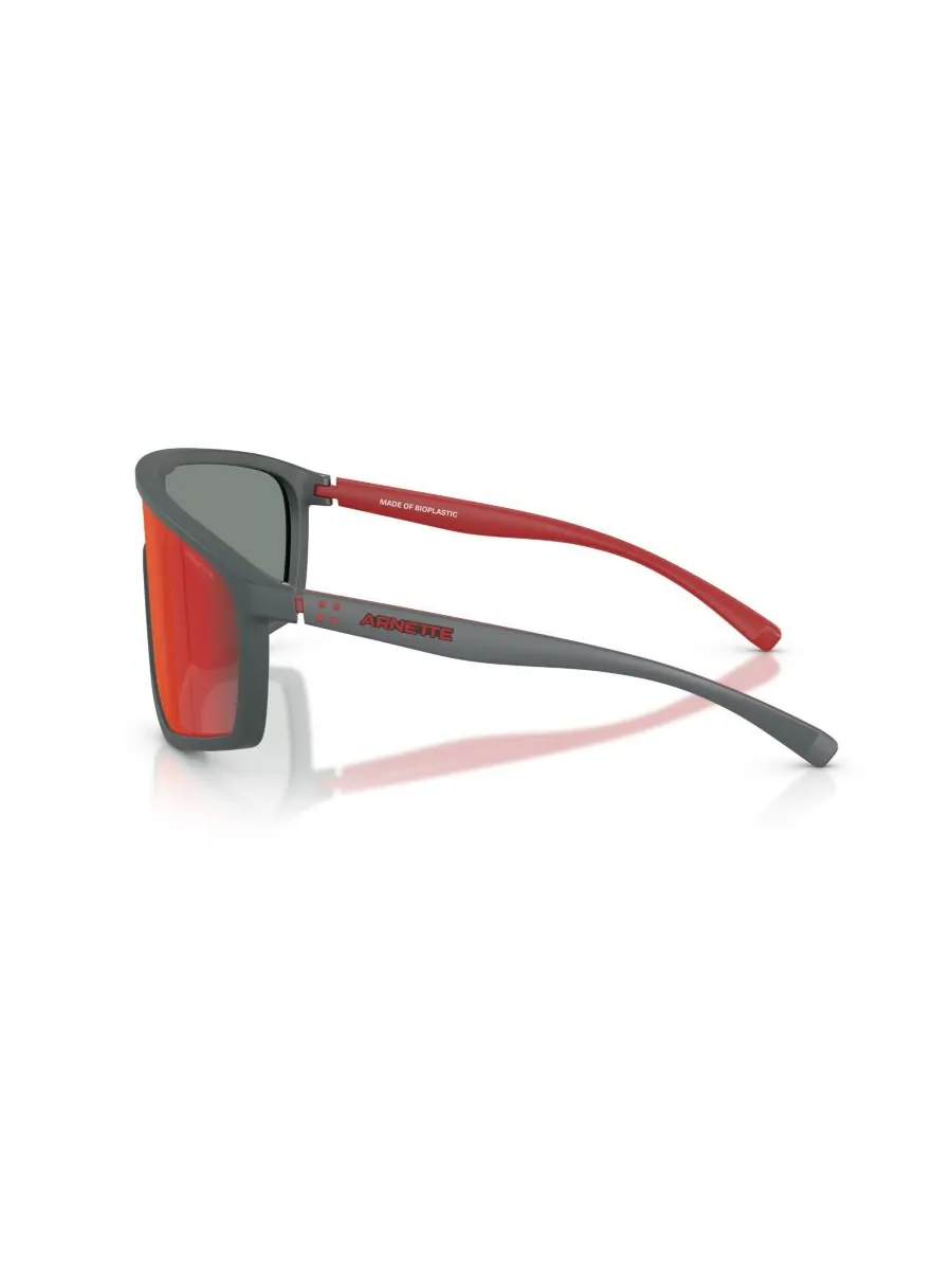 Мужские прямоугольные солнцезащитные очки Stripe-M, модель AN4360 Arnette — изображение 2 из 6, темный серый