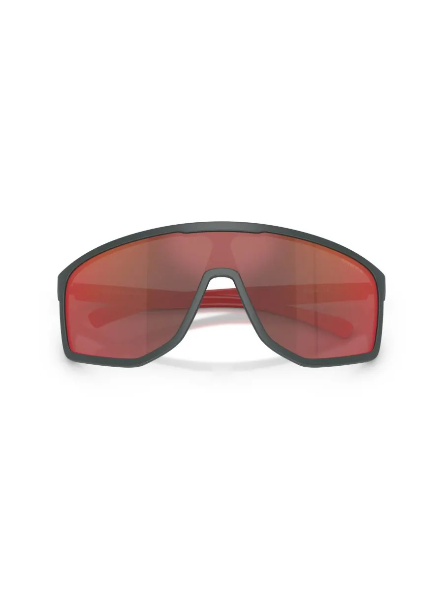 Мужские прямоугольные солнцезащитные очки Stripe-M, модель AN4360 Arnette — изображение 5 из 6, темный серый