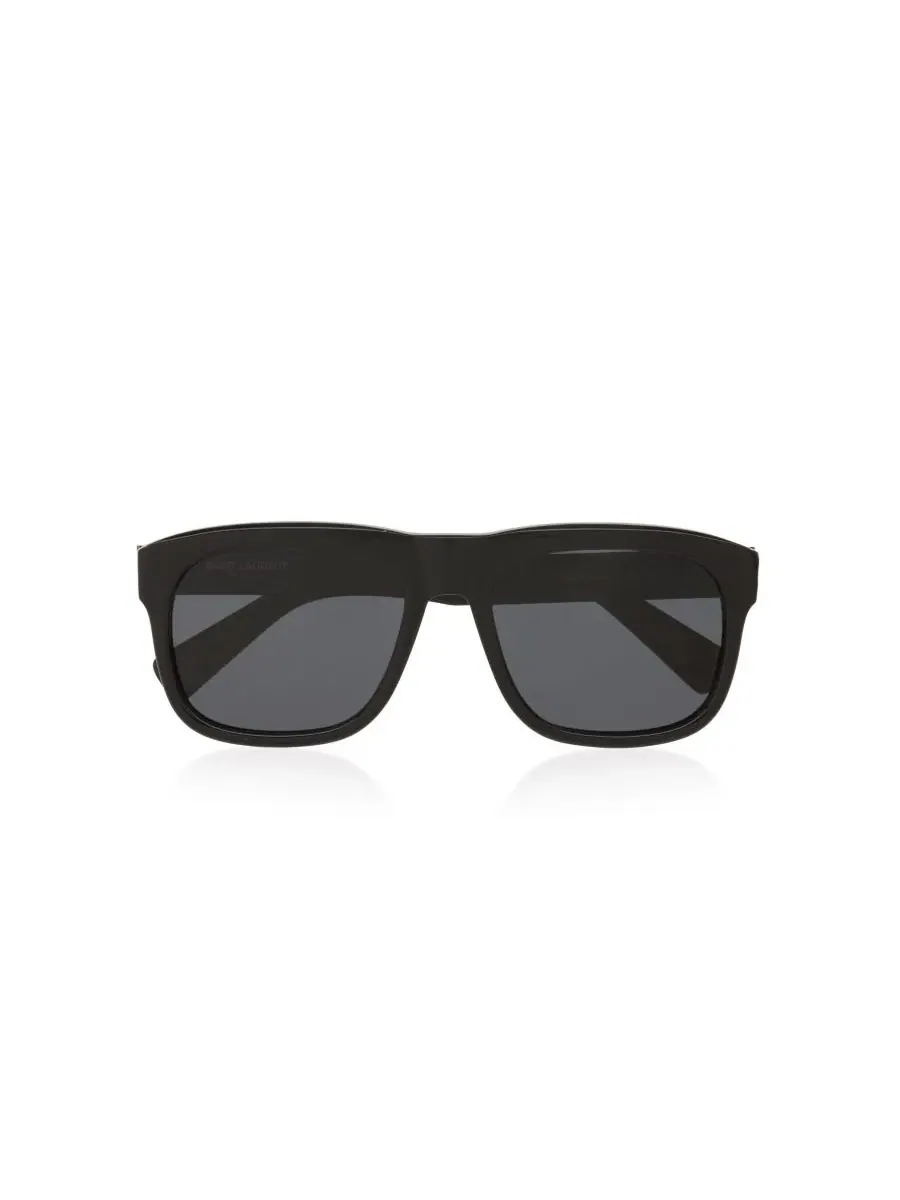 Мужские прямоугольные солнцезащитные очки, SL 558 YS000427 Saint Laurent — изображение 5 из 7, черный
