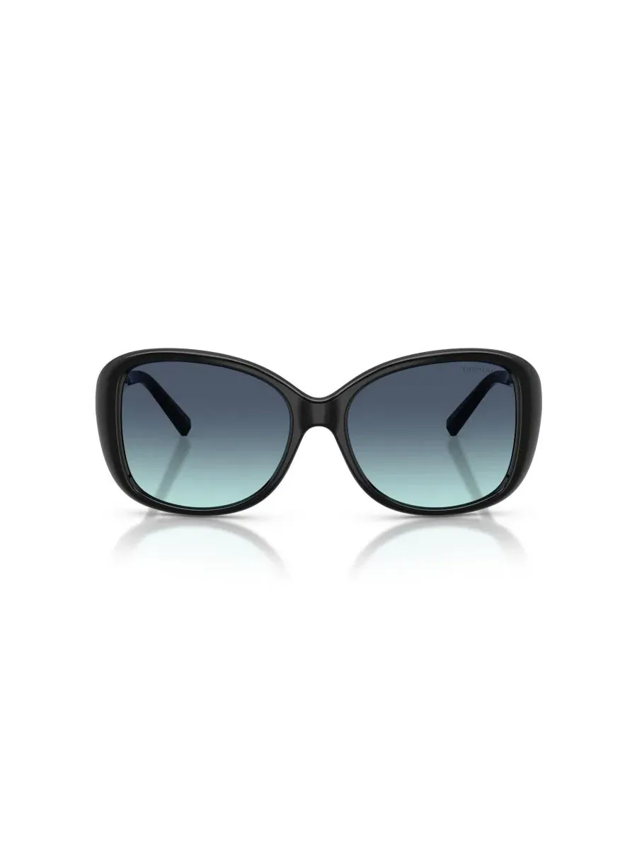 Женские прямоугольные солнцезащитные очки, TF4257U Tiffany & Co. — изображение 4 из 6, черный