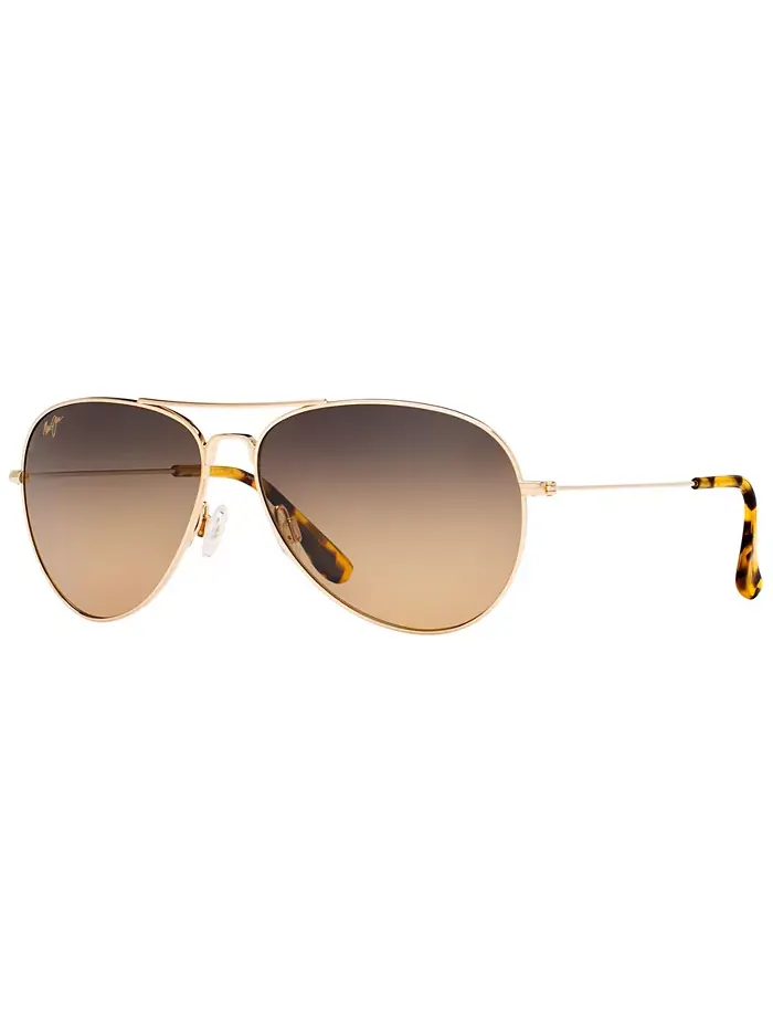 Поляризационные солнцезащитные очки Mavericks, 264 Maui Jim — изображение 3 из 9, золотистый