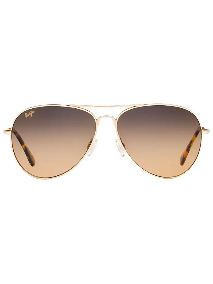 Поляризационные солнцезащитные очки Mavericks, 264 Maui Jim — изображение 4 из 9, золотистый