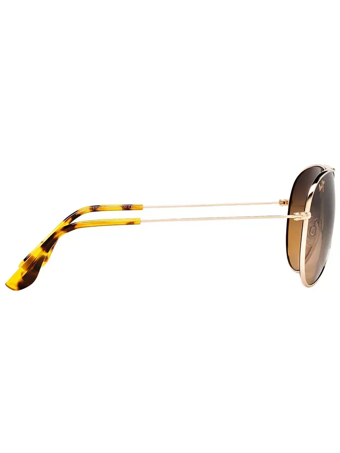Поляризационные солнцезащитные очки Mavericks, 264 Maui Jim — изображение 6 из 9, золотистый