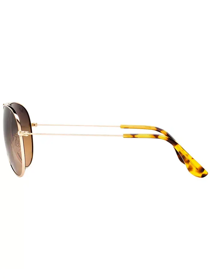Поляризационные солнцезащитные очки Mavericks, 264 Maui Jim — изображение 8 из 9, золотистый