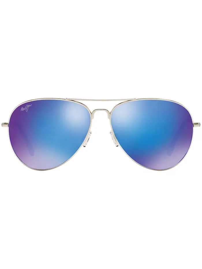 Поляризационные солнцезащитные очки Mavericks, 264 Maui Jim — изображение 2 из 9, синий