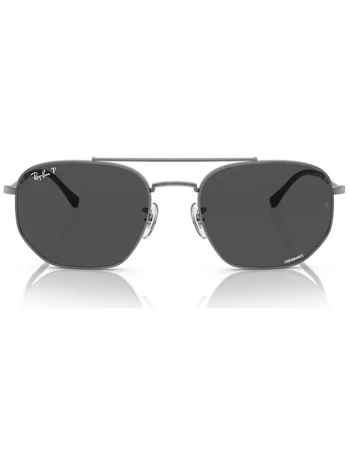 Унисекс поляризованные солнцезащитные очки, RB3707 Chromance Ray-Ban — изображение 3 из 8, серый
