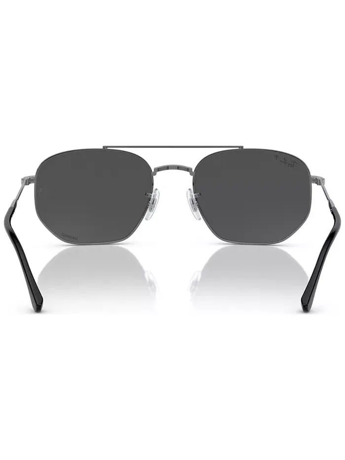 Унисекс поляризованные солнцезащитные очки, RB3707 Chromance Ray-Ban — изображение 4 из 8, серый